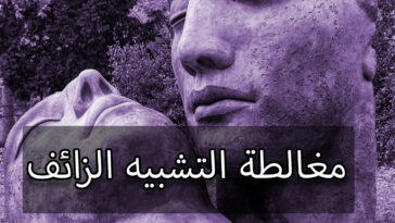 مغالطة التشبيه الزائف